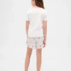 Pyjamas-shorts i resirkulert flanell for barn