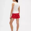 Pyjamas-shorts i resirkulert flanell for barn