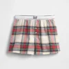 Pyjamas-shorts i resirkulert flanell for barn