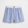 Pyjamas-shorts i resirkulert flanell for barn