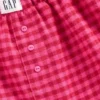 Pyjamas-shorts i resirkulert flanell for barn