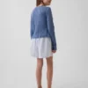 Pyjamas-shorts i resirkulert poplin for barn