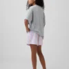 Pyjamas-shorts i resirkulert poplin for barn