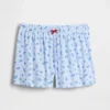 Pyjamas-Shorts i resirkulert ribbestrikk for barn