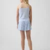 Pyjamas-Shorts i resirkulert ribbestrikk for barn