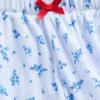 Pyjamas-Shorts i resirkulert ribbestrikk for barn
