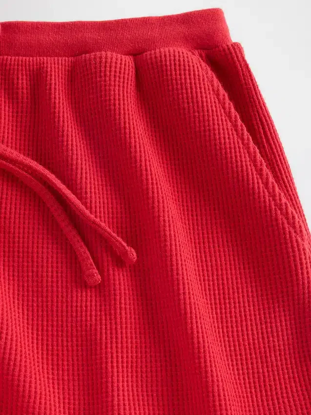 Pyjamas-Shorts i vaffelstrikk