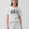 Pyjamas-T-skjorte i oversize med Nap-logo