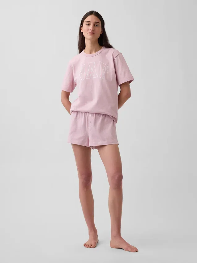 Pyjamas-T-skjorte i oversize med Nap-logo