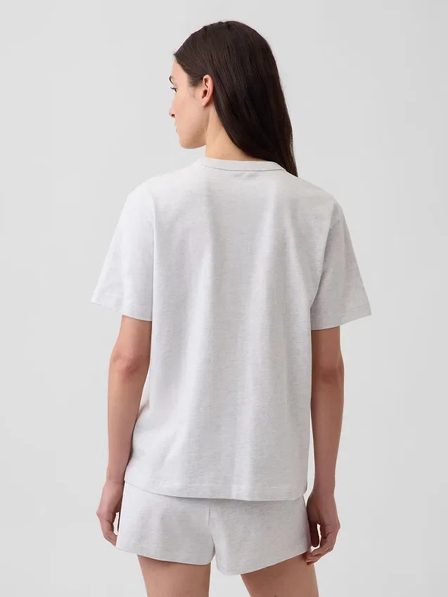 Pyjamas-T-skjorte i oversize med Nap-logo