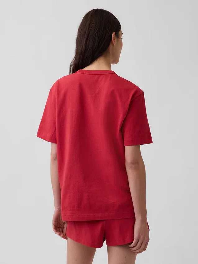 Pyjamas-T-skjorte i oversize med Nap-logo