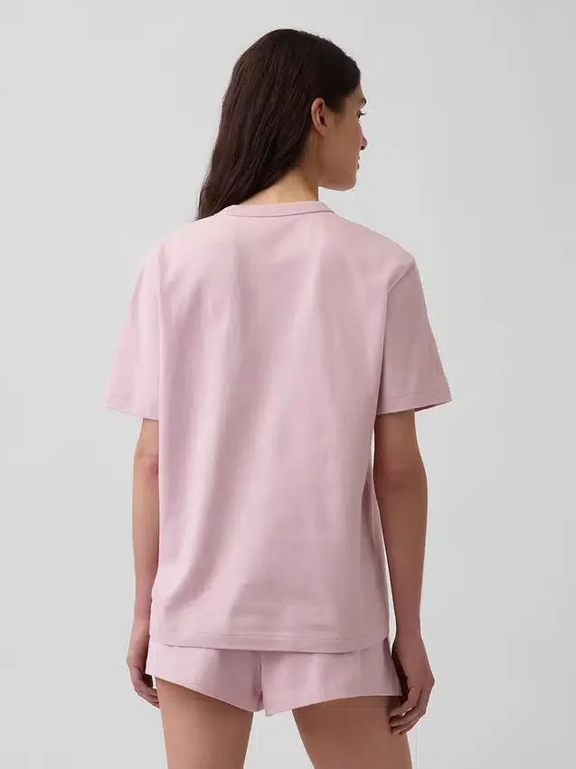 Pyjamas-T-skjorte i oversize med Nap-logo