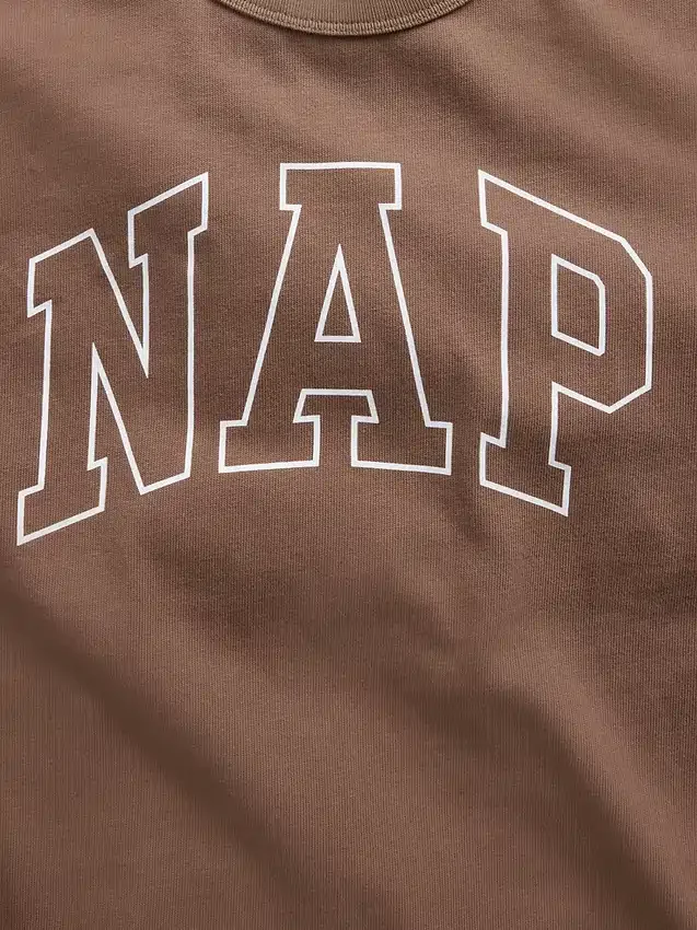 Pyjamas-T-skjorte i oversize med Nap-logo