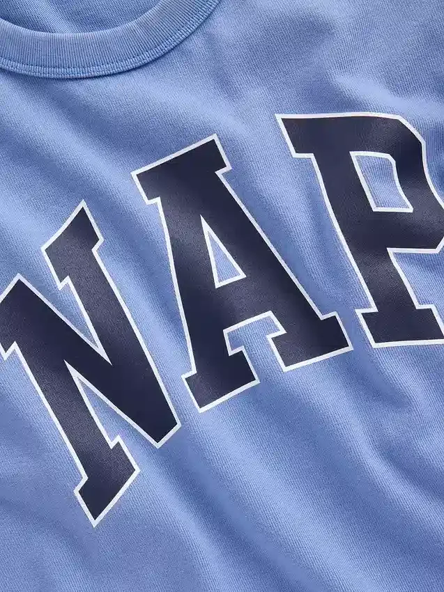 Pyjamas-T-skjorte i oversize med Nap-logo