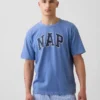 Pyjamas-T-skjorte i oversize med Nap-logo