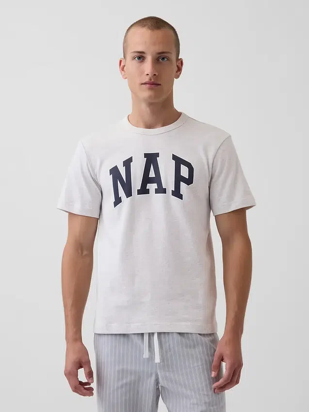 Pyjamas-T-skjorte i oversize med Nap-logo