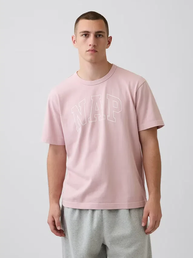 Pyjamas-T-skjorte i oversize med Nap-logo