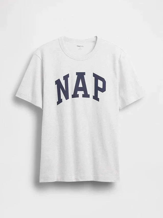 Pyjamas-T-skjorte i oversize med Nap-logo