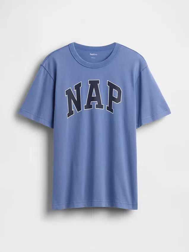 Pyjamas-T-skjorte i oversize med Nap-logo