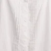 Pyjamas-tanktop i linblanding med pintuck-plissering