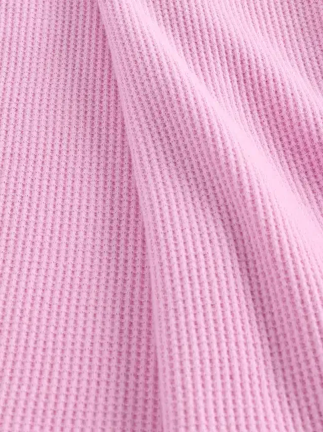 Pyjamas-tanktop i vaffelstrikk