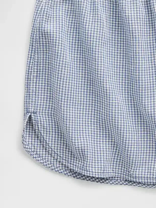 Pyjamasbukser i krøllet gasbind Shorts