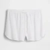 Pyjamasbukser i krøllet gasbind Shorts