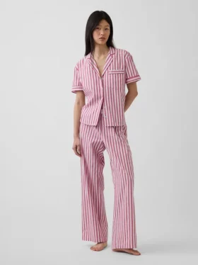 Pyjamasbukser i poplin