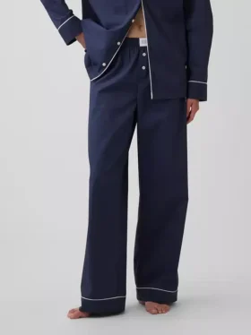 Pyjamasbukser i poplin