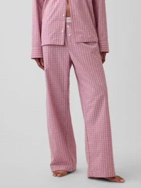 Pyjamasbukser i poplin