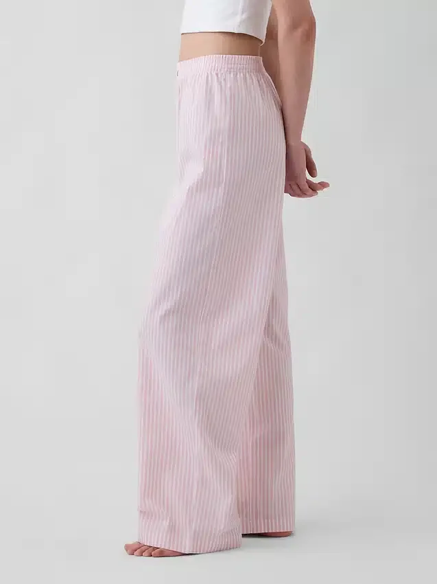 Pyjamasbukser i poplin