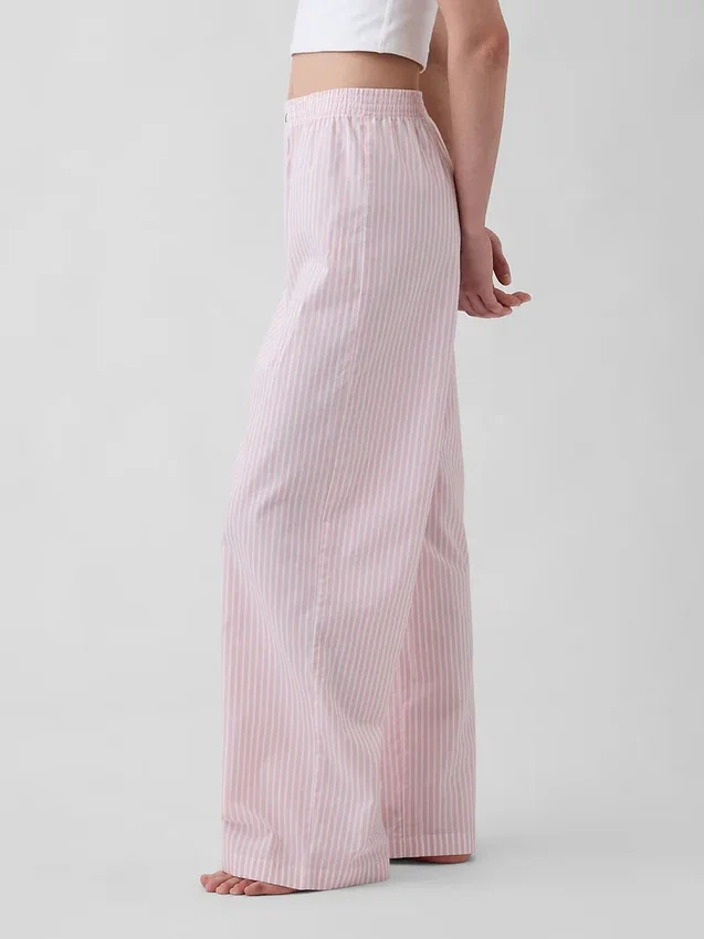 Pyjamasbukser i poplin
