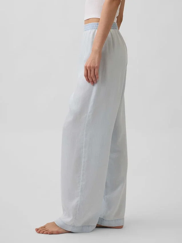 Pyjamasbukser i poplin