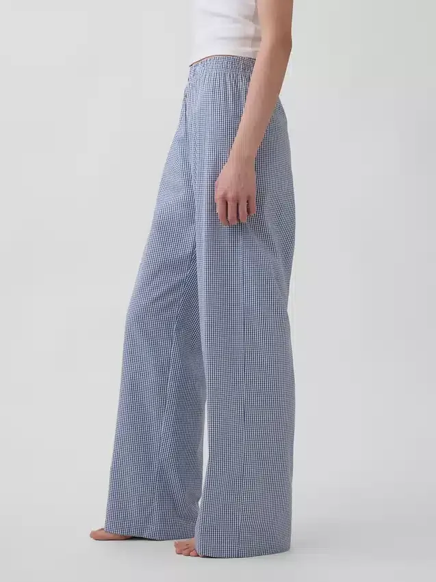 Pyjamasbukser i poplin