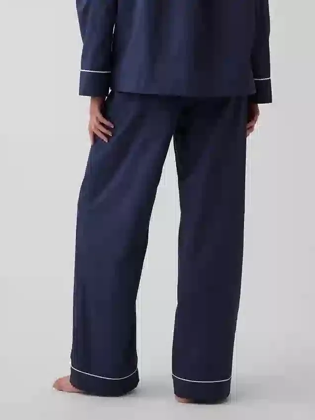 Pyjamasbukser i poplin