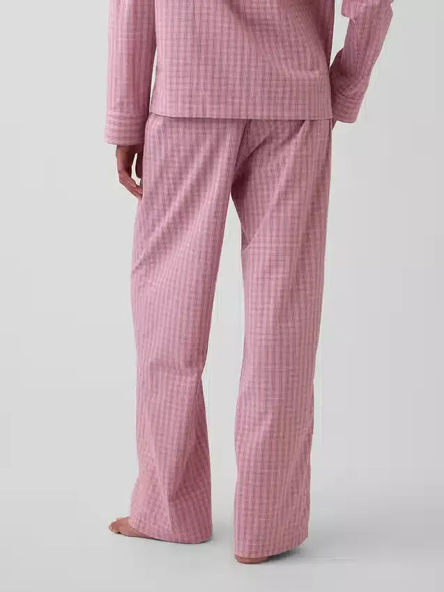 Pyjamasbukser i poplin