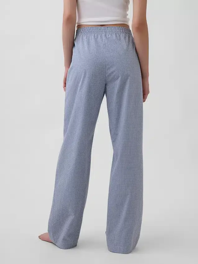 Pyjamasbukser i poplin