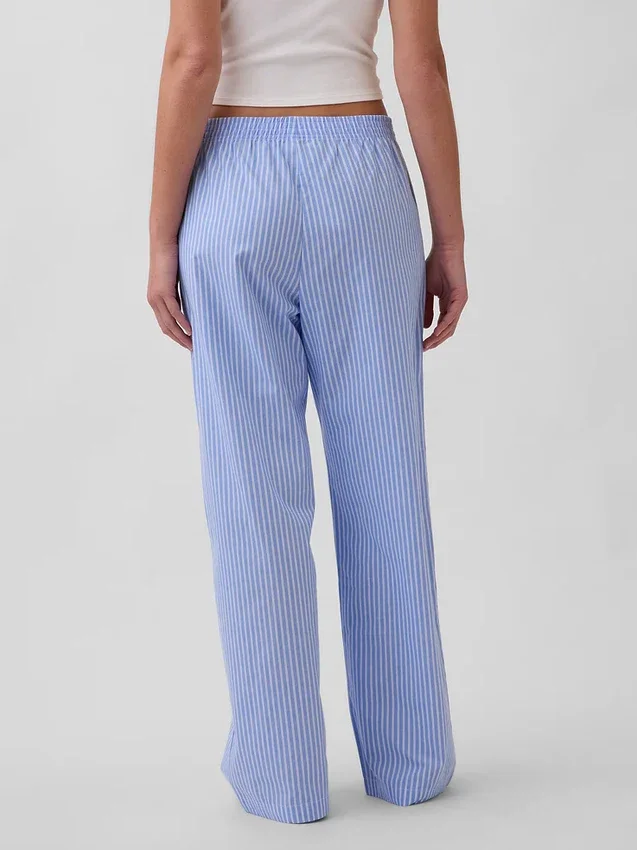 Pyjamasbukser i poplin