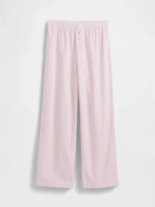 Pyjamasbukser i poplin