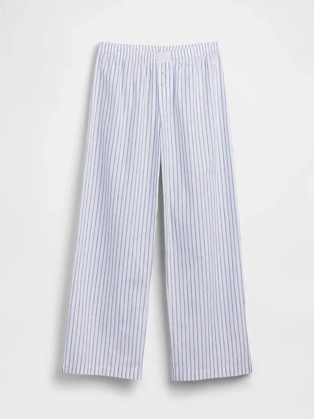 Pyjamasbukser i poplin