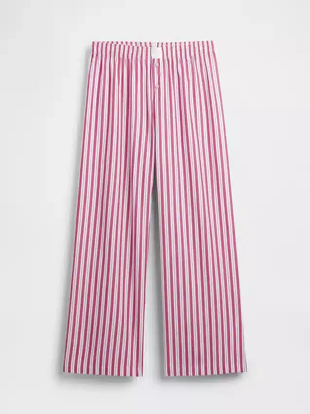 Pyjamasbukser i poplin