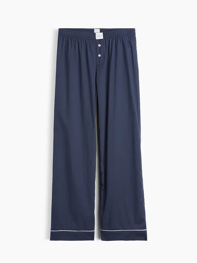 Pyjamasbukser i poplin