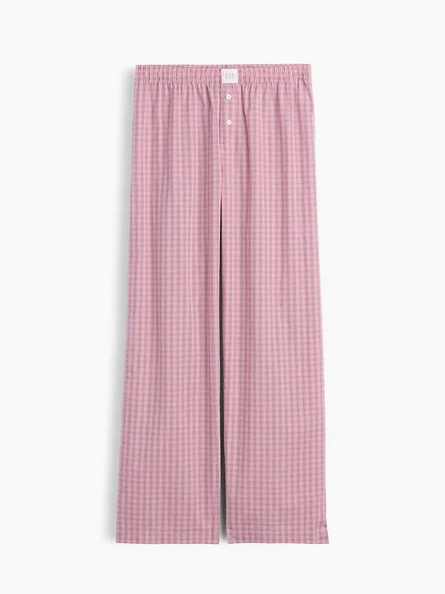 Pyjamasbukser i poplin