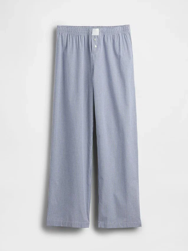 Pyjamasbukser i poplin
