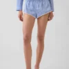 Pyjamasbukser i poplin Shorts