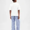 Pyjamasbukser i resirkulert flanell for barn