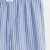 Pyjamasbukser i resirkulert flanell for barn