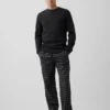 Pyjamasbukser med avslappet passform
