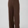 Pyjamasbukser med mini-ribb og vide ben