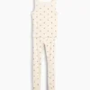 Pyjamasett for barn i økologisk børstet bomull med tank-top og leggings